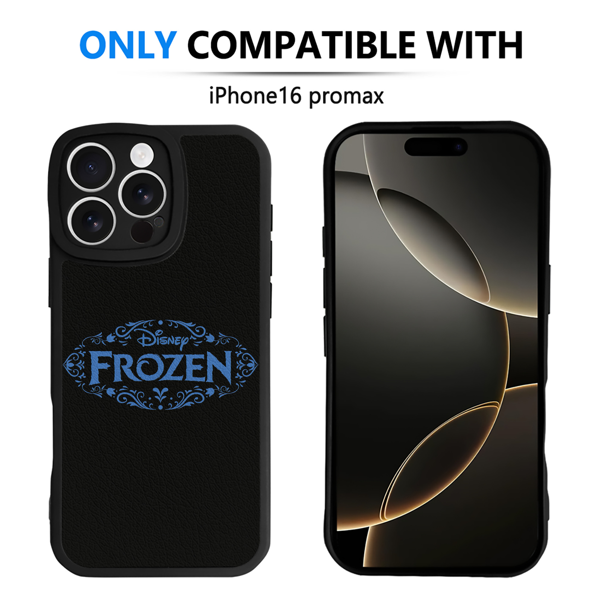 （画像用） アナと雪の女王 アンナ エルサ Frozen Anna Elsa 【iPhone 16シリーズ対応】シリコンスマホケース（レザー調） 材質：シリコン